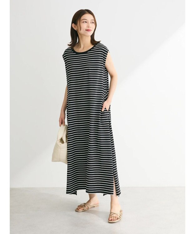 Green Parks ・ＳＵＧＡＲ　ＳＰＯＯＮ【ＣＯＯＬ】タックノースリワンピ