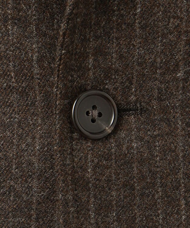 J.PRESS MEN 【MAGIC CUBA BEACH】フランネルストライプ スーツ ダークブラウン系1