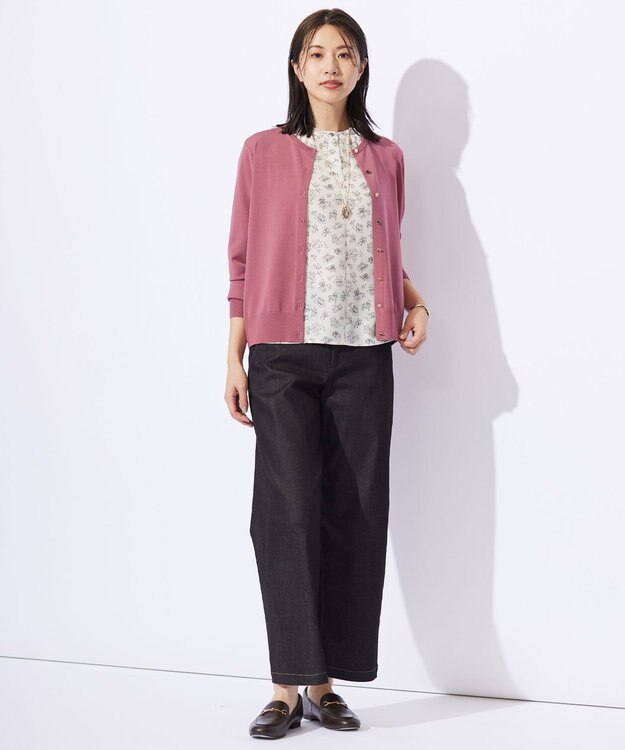 J.PRESS LADIES リバーシブルドロップエポ ネックレス ベージュ系