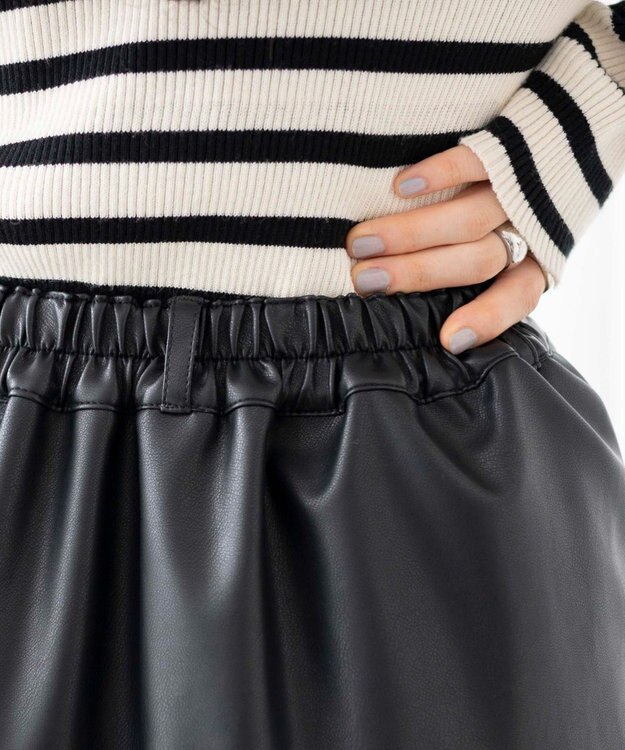 WEGO スリットレイヤードスカパン ブラックその他