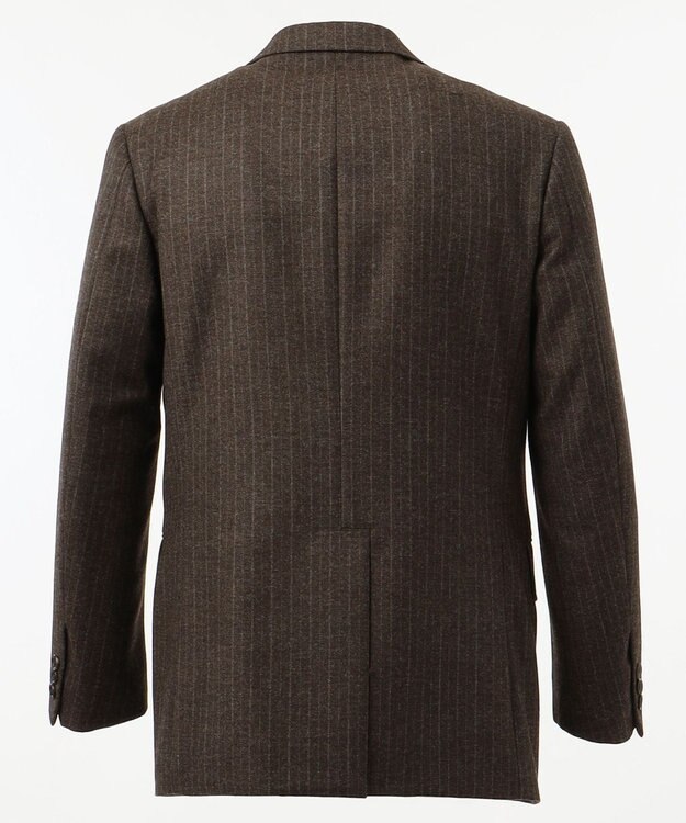J.PRESS MEN 【MAGIC CUBA BEACH】フランネルストライプ スーツ ダークブラウン系1