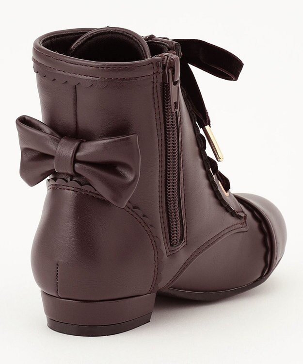 ANY KIDS 編み上げ ブーツ ブラウン