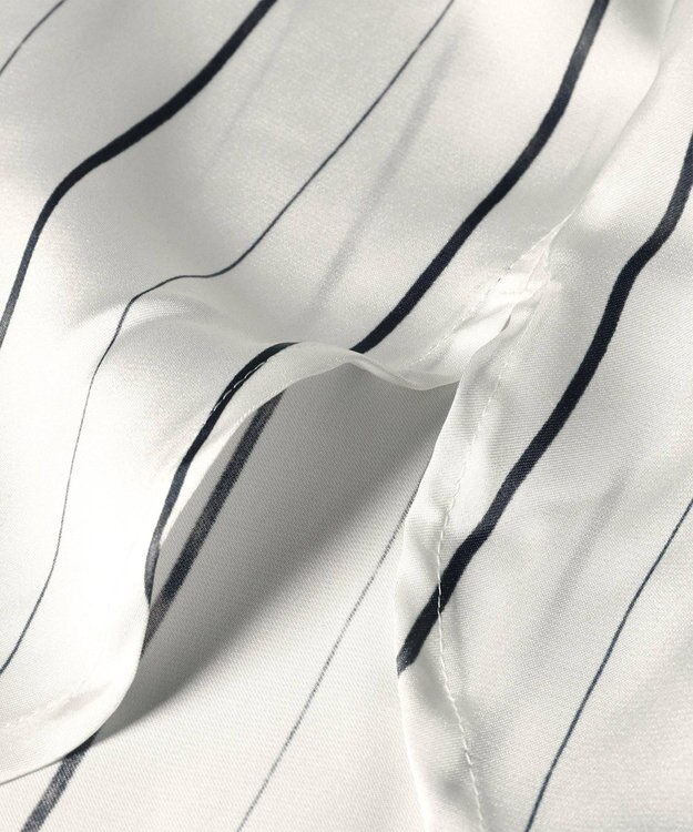 Paul Smith サテンストライプ ブラウス ホワイト