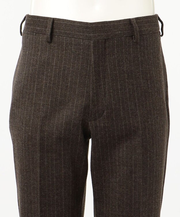 J.PRESS MEN 【MAGIC CUBA BEACH】フランネルストライプ スーツ ダークブラウン系1