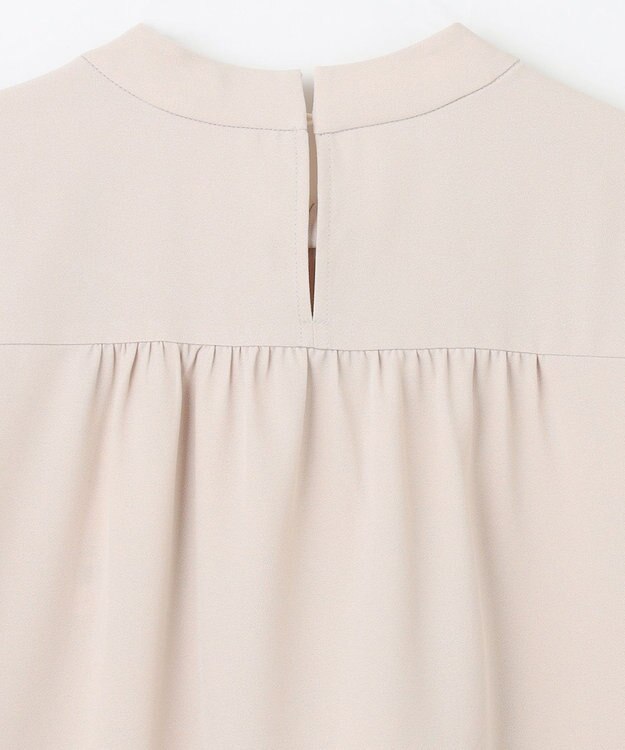 ANY 【洗濯機可能】プリントブラウス エクリュ