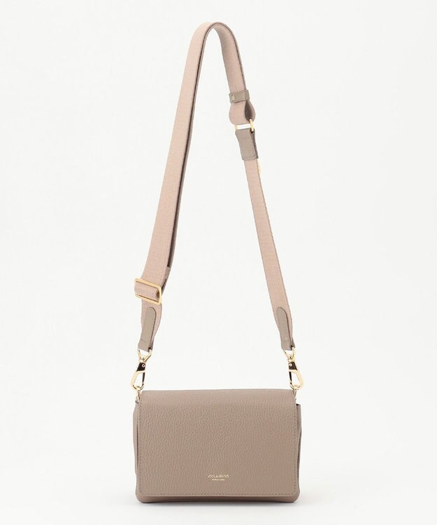 23区 VIOLAdORO シュリンレザー ミニショルダーバッグ ベージュ系