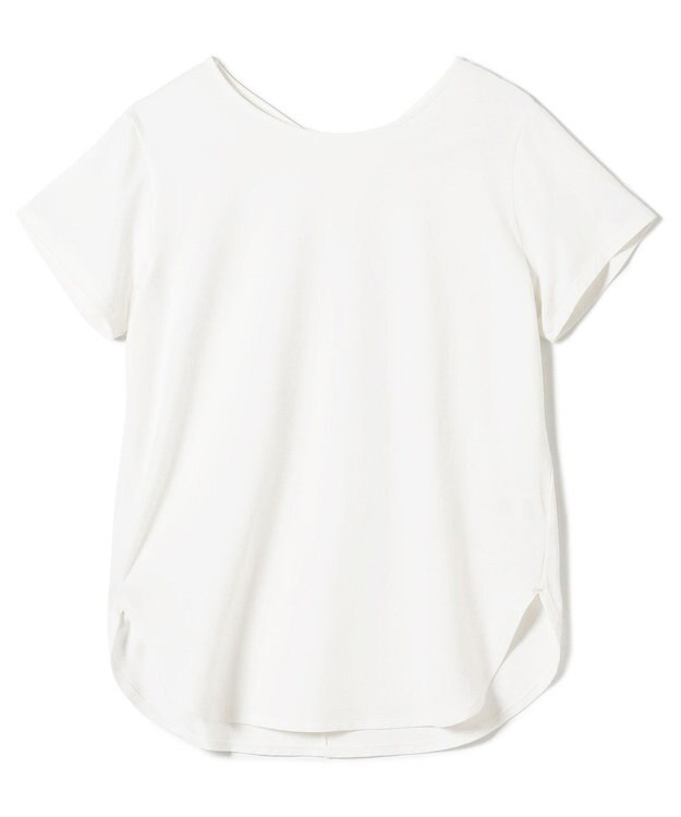 Chacott Chacott BALANCE バッククロスアクセントTシャツ オフホワイト