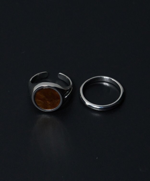 WEGO 2Pシグネットリング 柄4