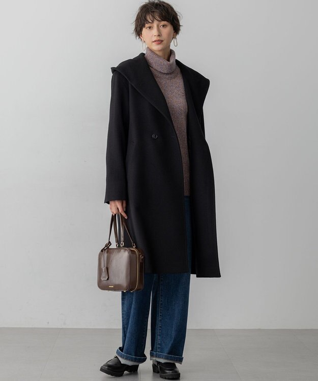 23区 ベルテッド ローファー ブラック系