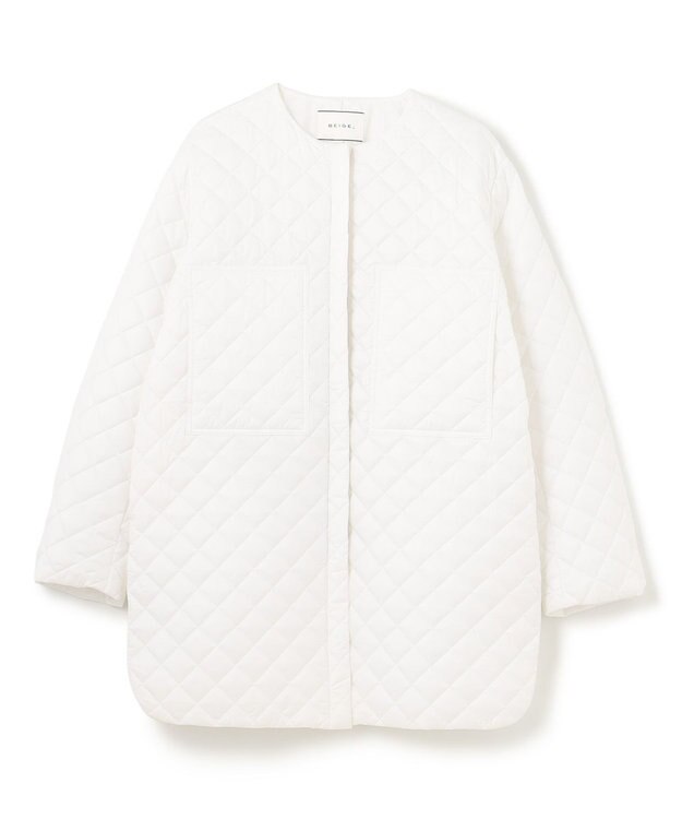 BEIGE， 【WEB限定・洗える】COINTET / 中綿キルティングコート Ecru