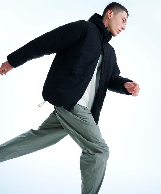 UNFILO 【訳アリ特価】HOTOPIA フーデットコート ブラック系