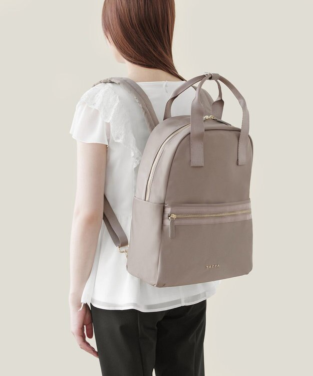 TOCCA 【A4サイズ対応】ARDOR BUSINESS BACKPACK バックパック グレージュ系