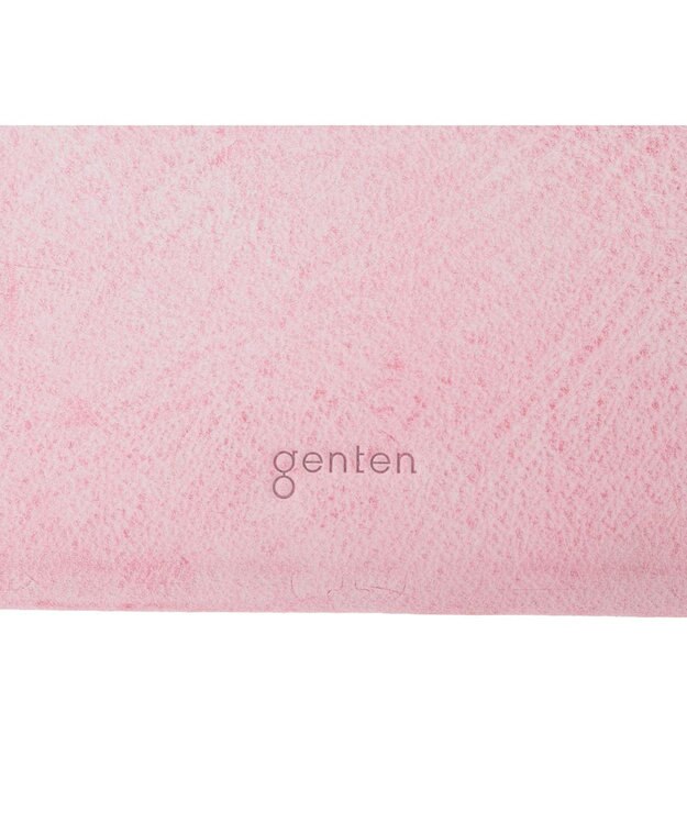 genten 【新色】フラッターカットワーク 長財布 サクラピンク