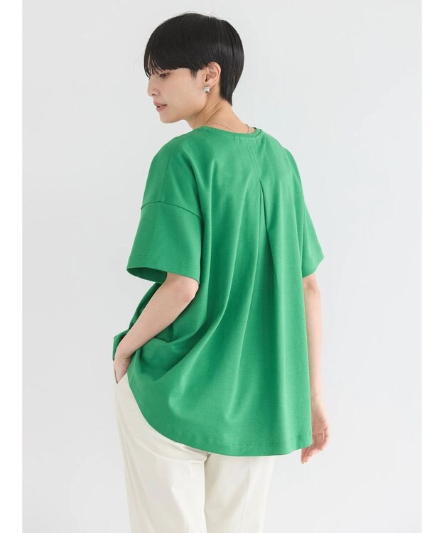 AMERICAN HOLIC 接触冷感バックタックポンチプルオーバー Green