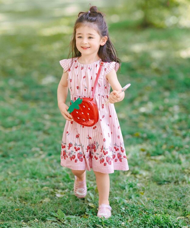 ANY KIDS シャラシャラ グルカ サンダル ピンク