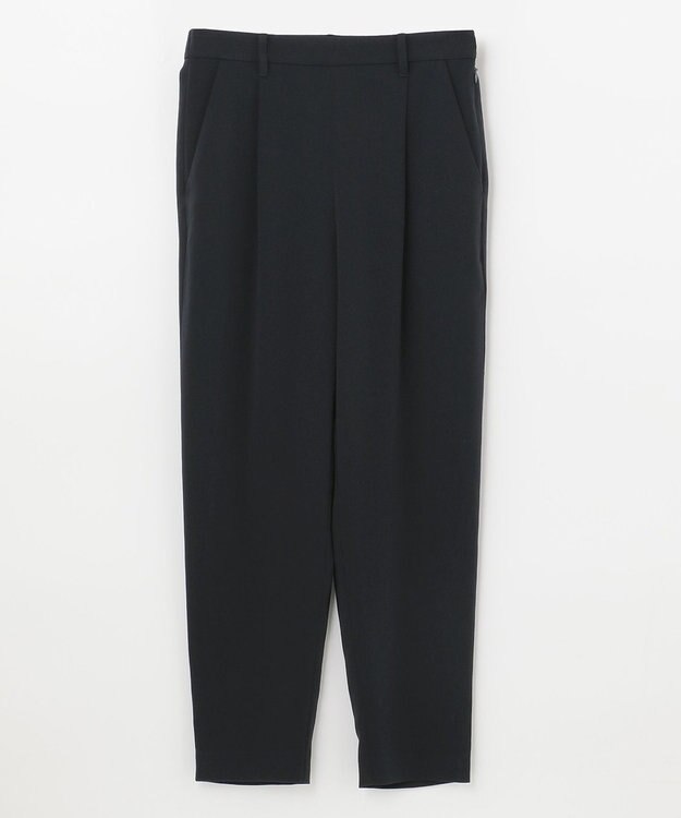 ANY フレンチスリーブブラウス×パンツ セットアップ ネイビー系