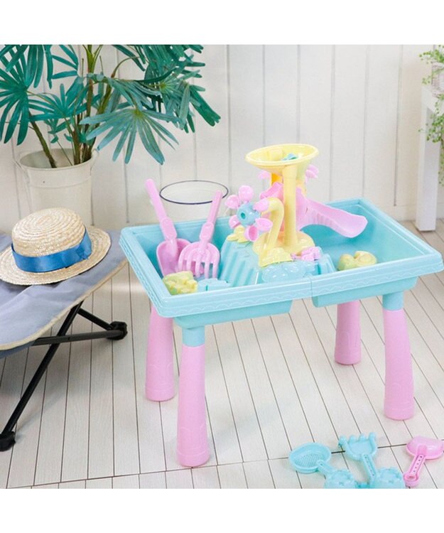 Mother garden マザーガーデン ウォータープレイテーブル 《パステル》水遊び フラワー プラおもちゃ -
