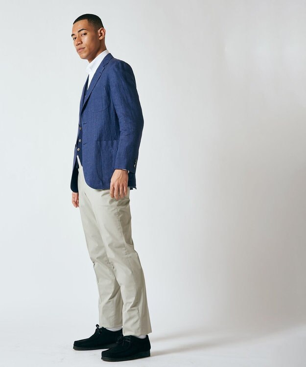 J.PRESS MEN 【SAFILIN】リネンキャンブリック ジャケット ブルー系