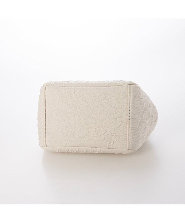 UNBILLION カシュカシュ cachecache / 2wayパールハンドル付きがま口パーティバッグ ホワイト