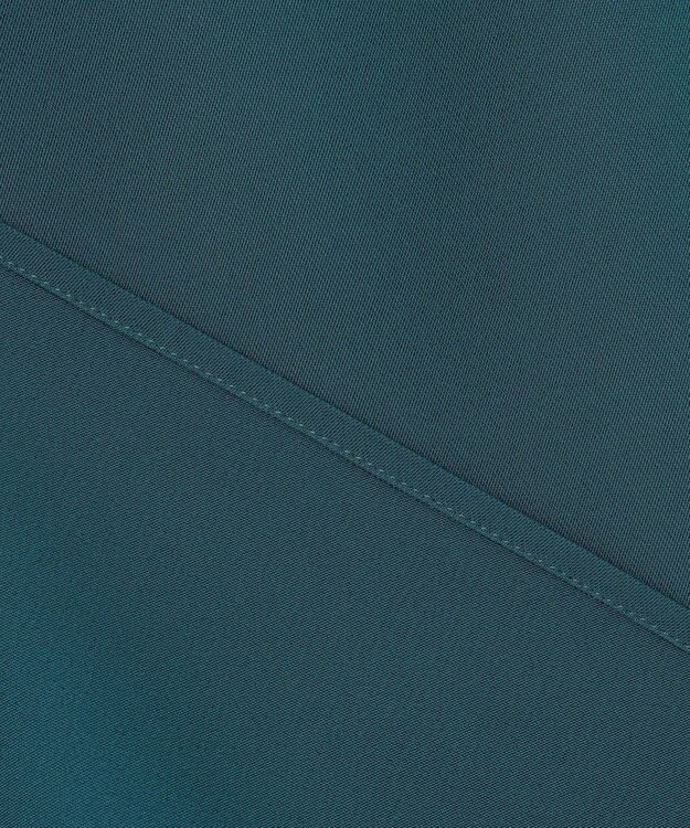 ANY SIS 【接触冷感・UVカット・速乾】コンフォートビューティサテン ブラウス ディープグリーン系