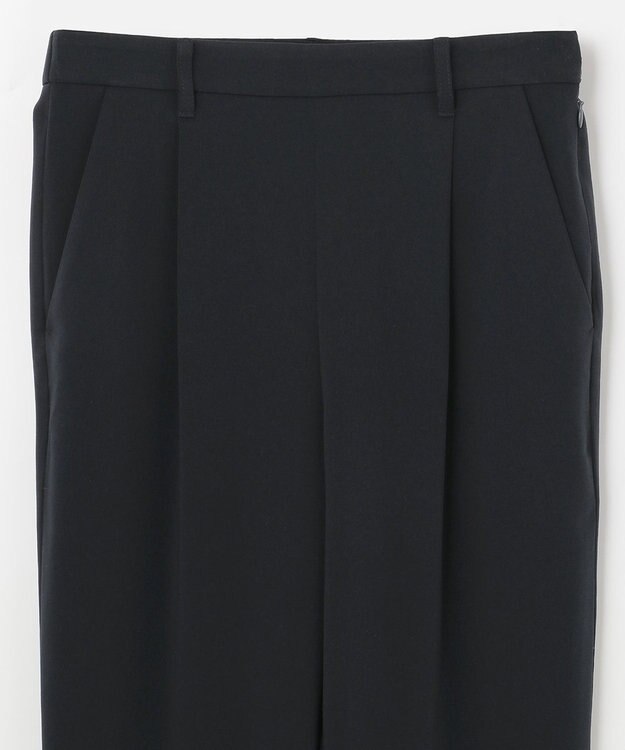 ANY フレンチスリーブブラウス×パンツ セットアップ ネイビー系