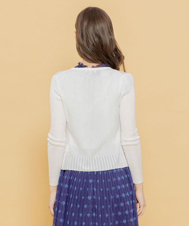 TOCCA 【洗える！】AJISAI カーディガン アイボリー系