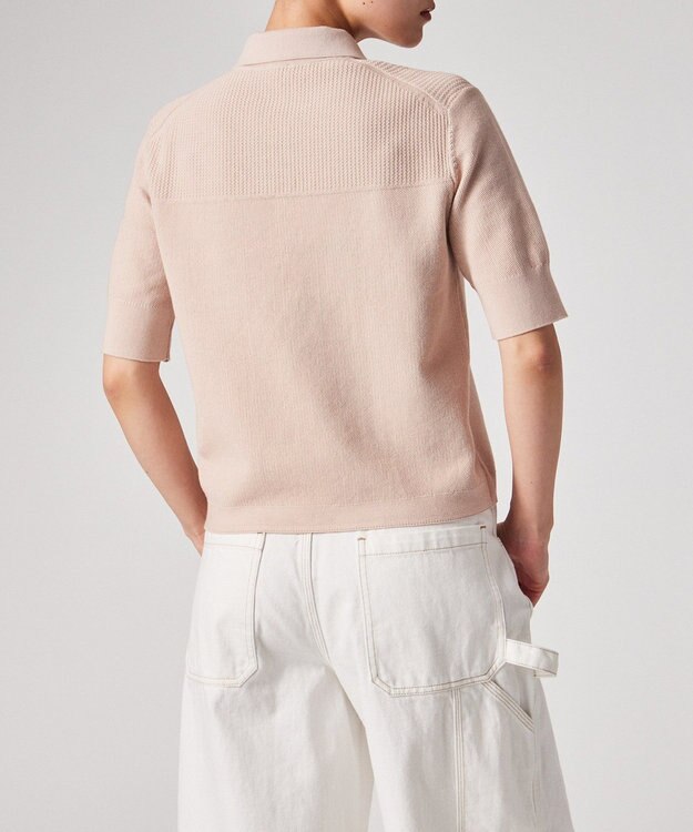 Paul Smith ラッキーチャームボタン ニットポロシャツ エクリュ