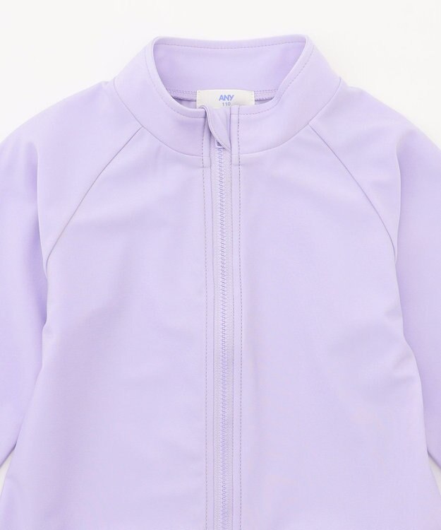 ANY KIDS 【UVカット】フリルラッシュガード ラベンダー