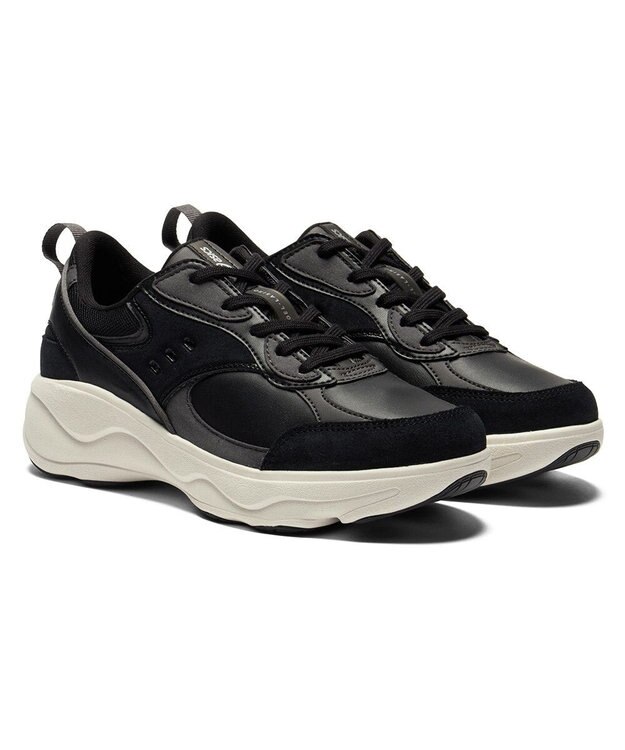 ASICS WALKING ゲルラシーロ レディース 2E相当 ブラック×ブラック