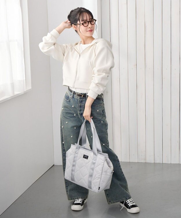 ROOTOTE 1050【大容量＆多機能＆ポケット充実】SN.グランデ.ハッコ-A 03：セメント