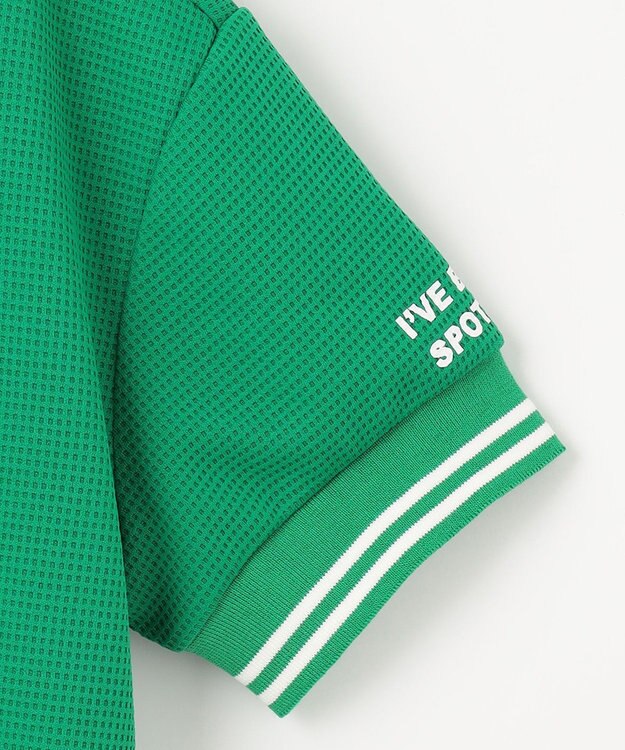 PW CIRCULUS 【WOMEN】ワッフルポロ ゴルフウェア レディース グリーン系