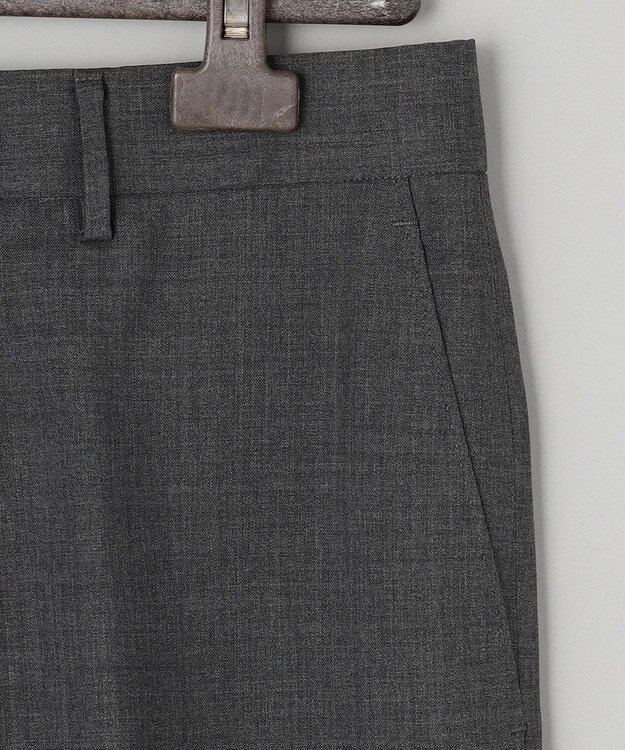 GOTAIRIKU 【AIRY MOVE / セットアップ対応】ウォッシャブルウールトロピカル セットアップパンツ ライトグレー系