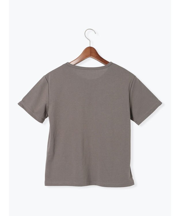 Te chichi クルーネックTシャツ チャコールグレー