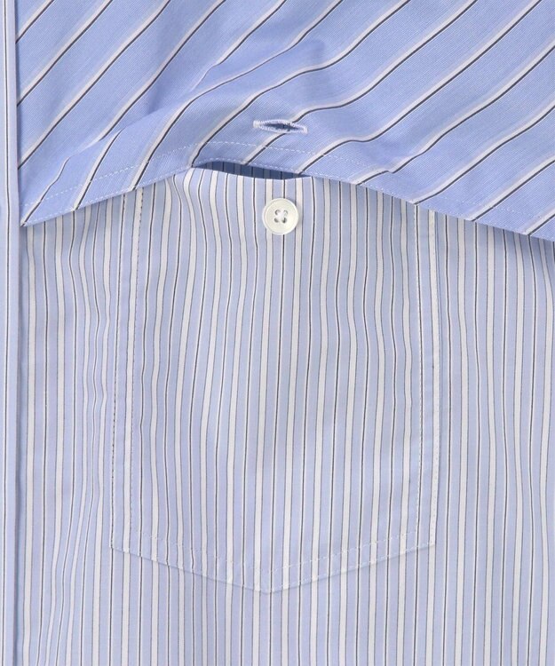 Paul Smith ミックス ストライプ シャツ ライトインディゴ