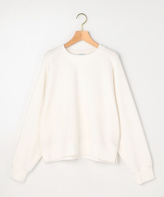 組曲 マシュマロタッチ裏毛 プルオーバー ホワイト系