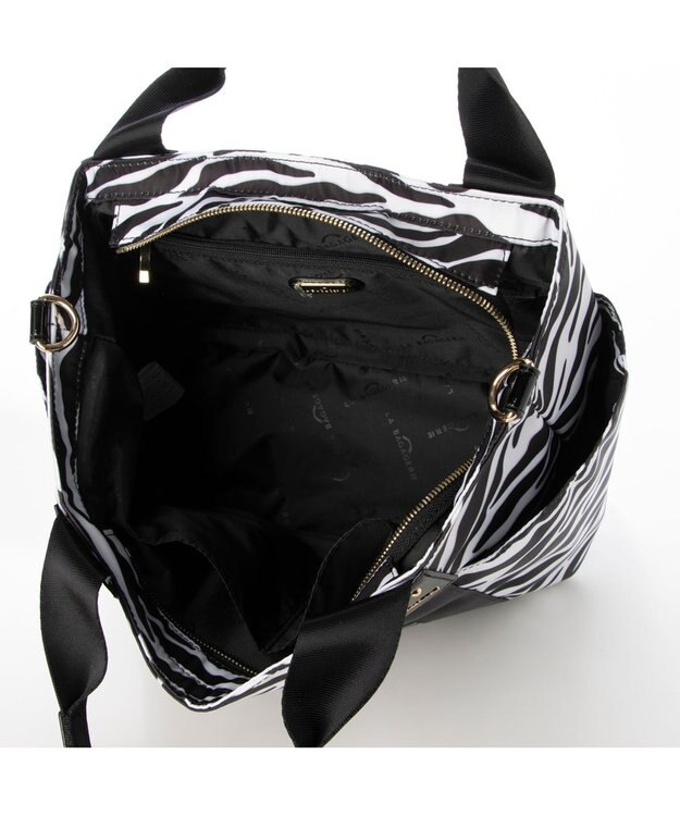 LA BAGAGERIE 【インクジェットプリント】2WAYトート ゼブラ