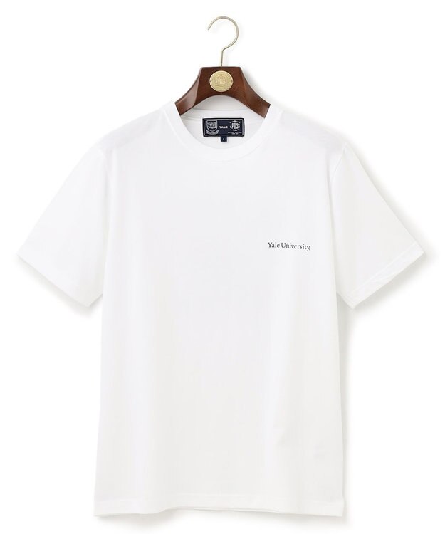 J.PRESS MEN 【J.PRESS×YALE】YALE TRACKカレッジプリントＴシャツ ホワイト系