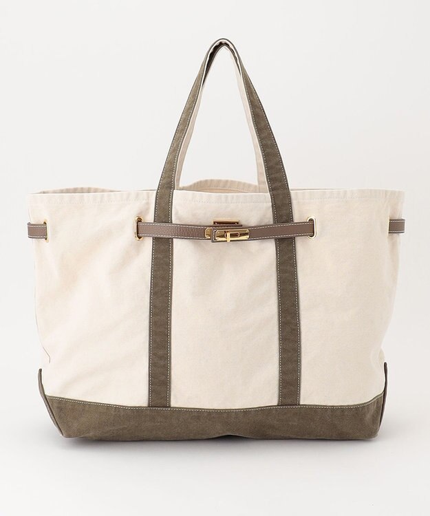 23区 【CLASSY.1月号掲載】SITA PARANTICA キャンバス トートバッグ (L) カーキ系