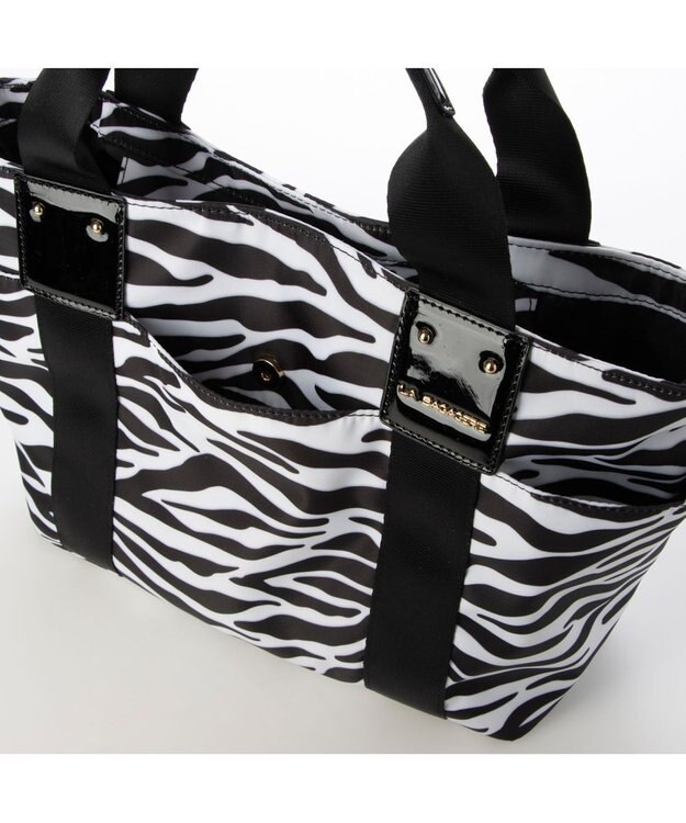 LA BAGAGERIE 【インクジェットプリント】2WAYトート ゼブラ