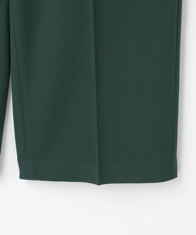 ANY L 【洗濯機可/ストレッチ/ウエストゴム/裏起毛】マルチファンクションストレッチワイドパンツ グリーン