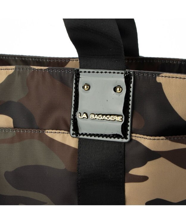 LA BAGAGERIE 【インクジェットプリント】2WAYトート カモフラージュ