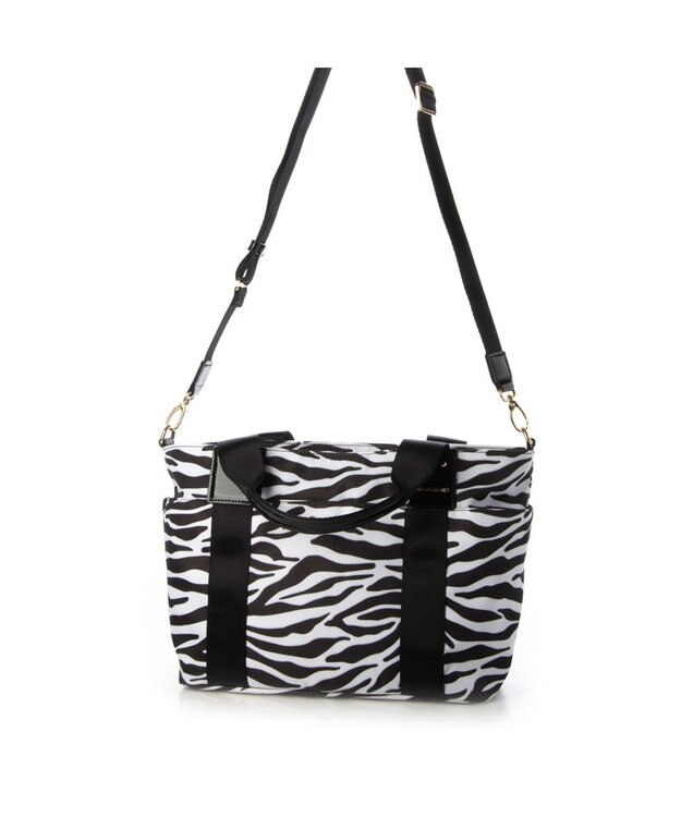LA BAGAGERIE 【インクジェットプリント】2WAYトート ゼブラ