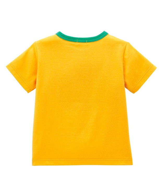 MIKI HOUSE HOT BISCUITS 【80-120cm】 フルーツモチーフ 半袖Tシャツ 黄
