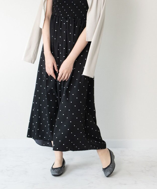 Bridget Birkin ＜3E＞【Bridget Birkin Walk】ラメパナマ調バレエパンプス グレー雑材
