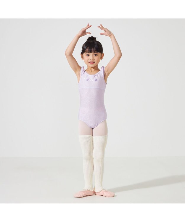 Chacott キッズ レッグウォーマー オフホワイト