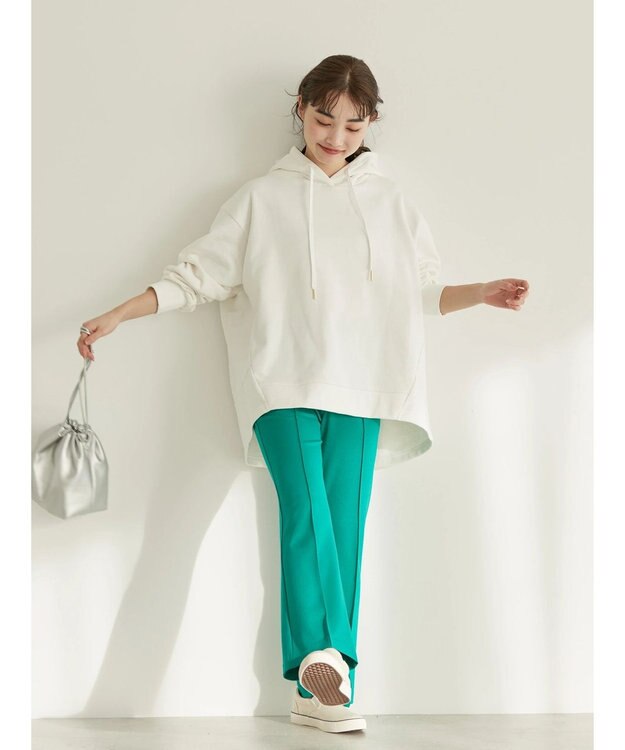 AMERICAN HOLIC 美・美・美　ポンチフレアパンツ Green