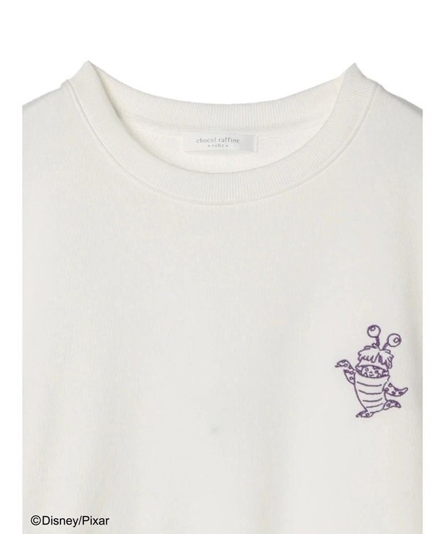 Green Parks モンスターズ・インク／ワンポイント裏毛スウェット Purple