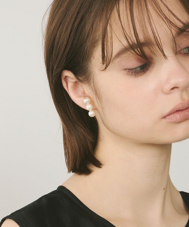 GRACE CONTINENTAL パールピアス ホワイト