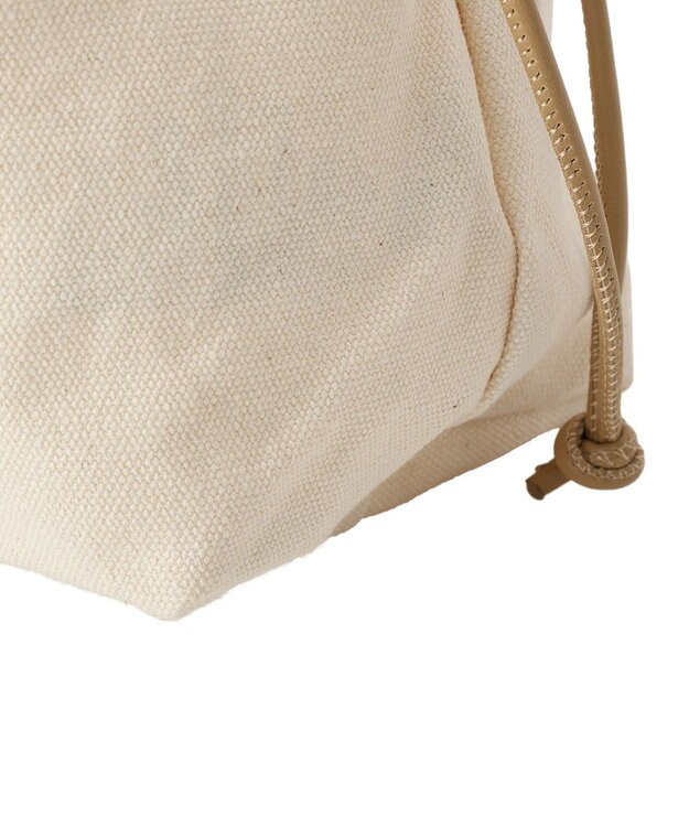 Green Parks 巾着付きＰＶＣトートバッグ Beige