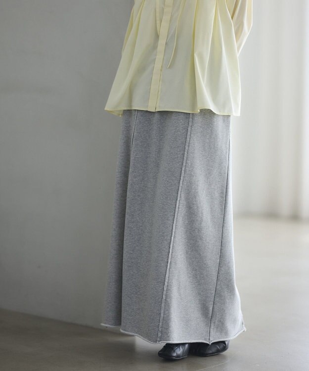 CRAFT STANDARD BOUTIQUE スウェットロングスカート Gray Mixture